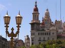 Buildings off the Parliament plaza.